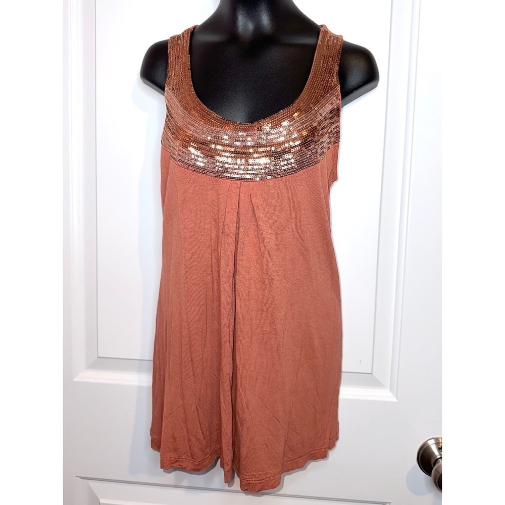 Kische brand Orange sequin Blouse